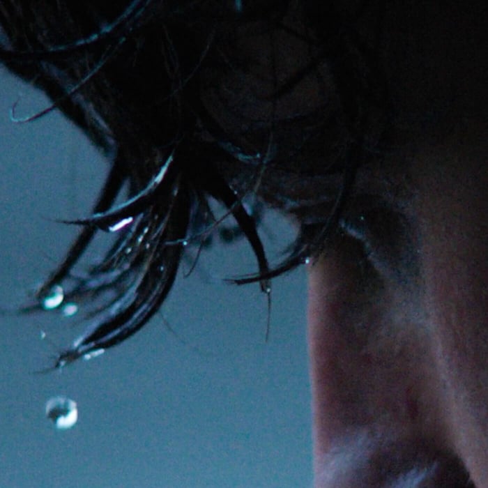 Album cover for MEMORIA, in blue by Noah Guy