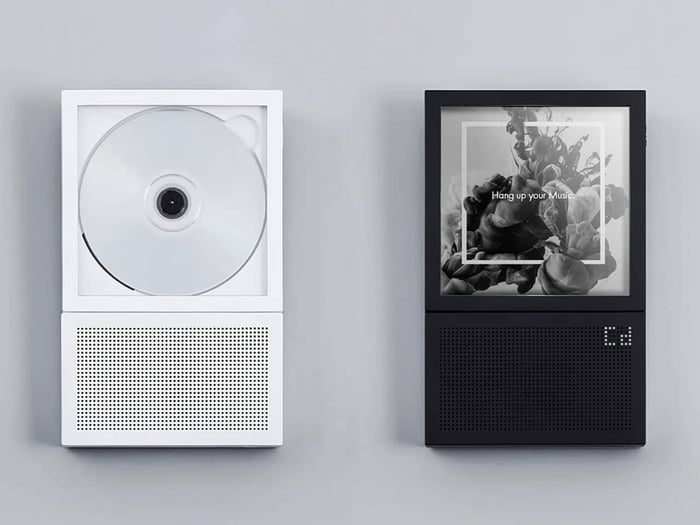 Retro cassette and CD audio gadgets
