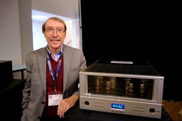 Kevin Hayes presenting the versatile VAC Master 300 iQ Mk II tube amplifier.