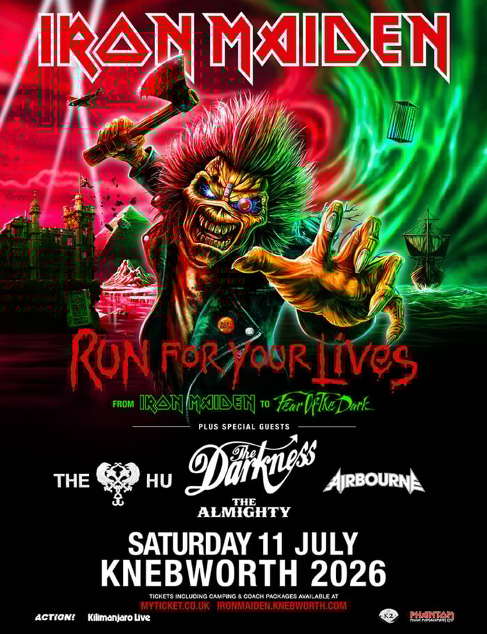 Iron Maiden Knebworth Admat