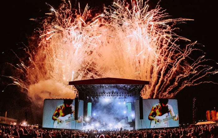 Biffy Clyro live at Reading 2021. Credit: Andy Ford