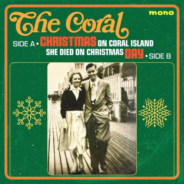 Single cover for ‘Christmas On Coral Island’
