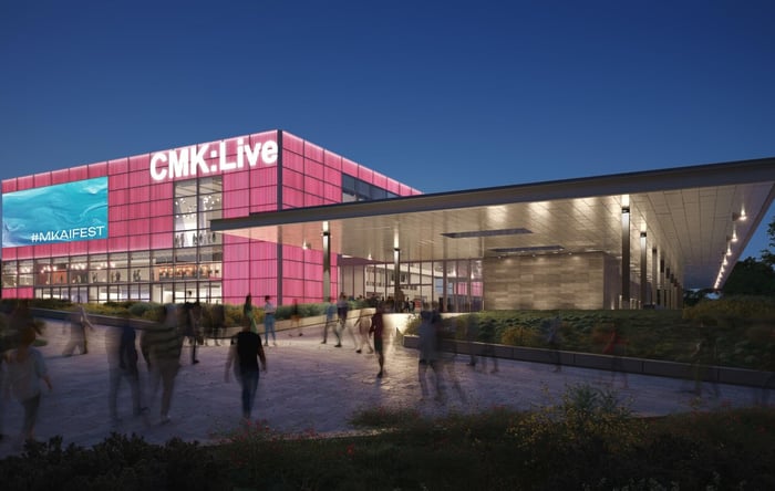 Artist’s impression of the new Milton Keynes venue.