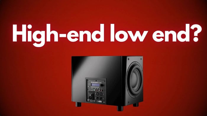 Dynaudio Sub 6 powered subwoofer in sleek black finish