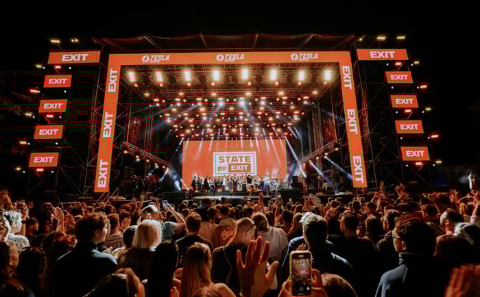 The legendary EXIT Festival at Serbia's Petrovaradin Fortress