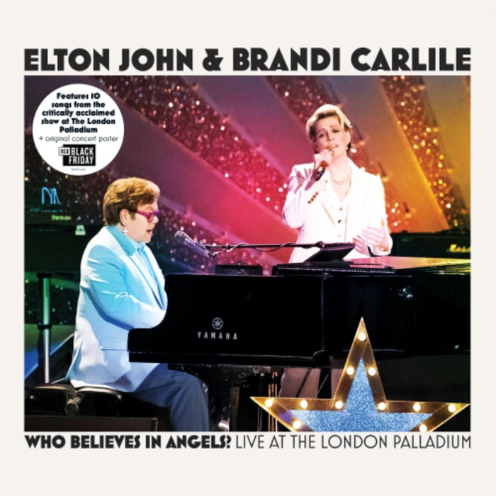 Elton John and Brandi Carlile – 'Who Believes In Angels? (Live At The London Palladium)' vinyl