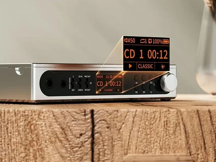 Compact aluminum chassis of the DM15 R2R