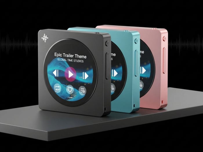 Circular touchscreen and sleek design of Fiio Snowsky Disc