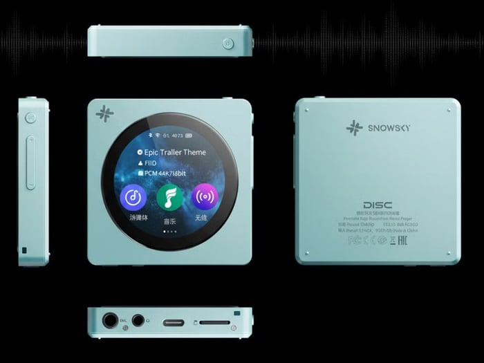 Fiio Snowsky Disc front and back views