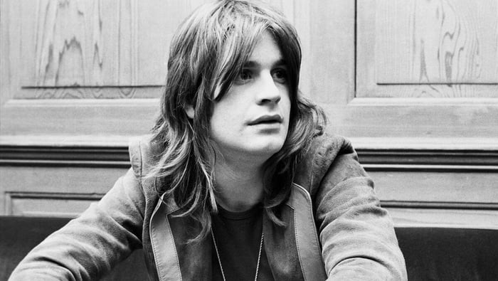 Ozzy Osbourne of Black Sabbath in 1975.