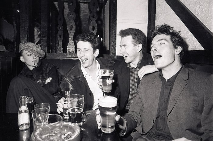 The Pogues in 1984. (Credit: Steve Rapport/Getty Images)