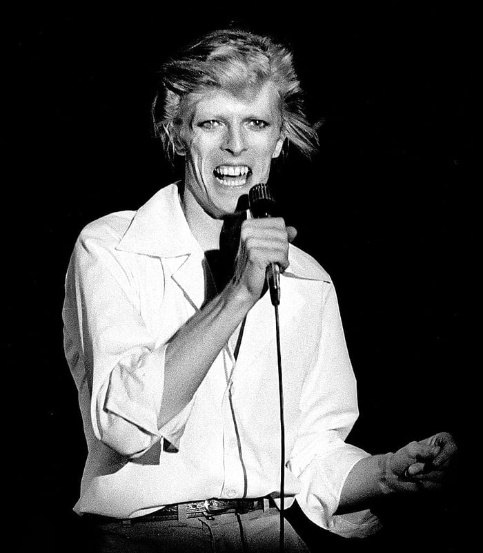 David Bowie at the Boston Music Hall, 1974