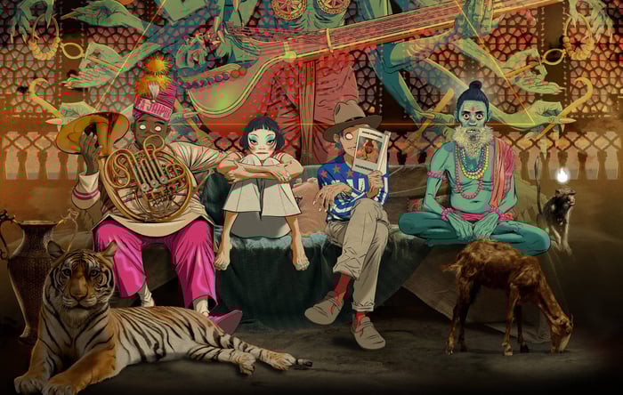 Gorillaz band photo