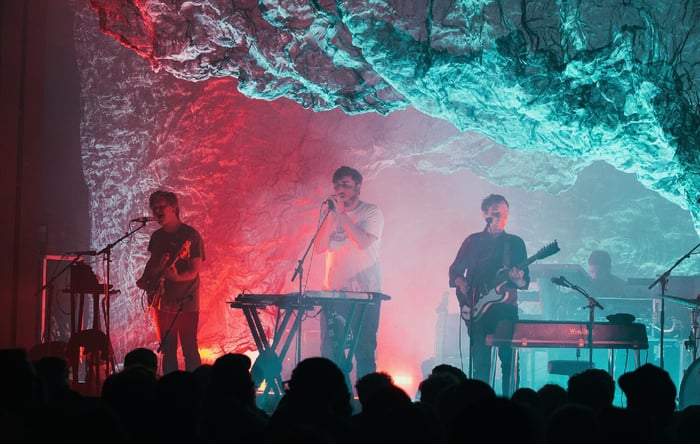 Grizzly Bear performing live in 2018