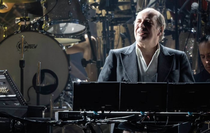 Hans Zimmer performs onstage as a part of his Hans Zimmer Live tour at the Moody Center on January 31, 2025 in Austin, Texas. (Photo by Amy E. Price/Getty Images)