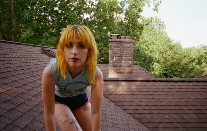 Hayley Williams delivering raw emotion in her new album, photo by Zachary Gray.