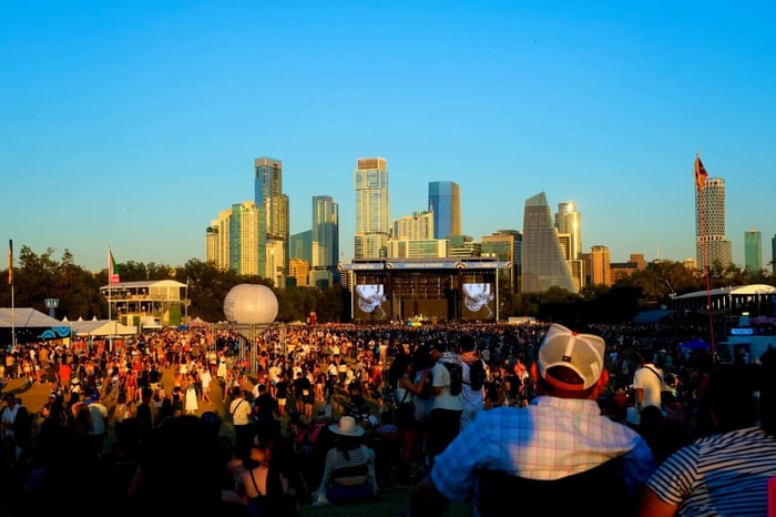 Crowd enjoying Austin City Limits Festival 2025