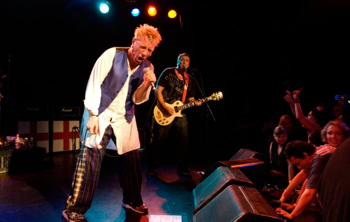 John Lydon and Steve Jones