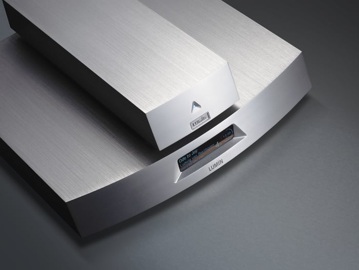 The sleek CNC’d solid-aluminum X1 power supply designed to elevate your Lumin S1