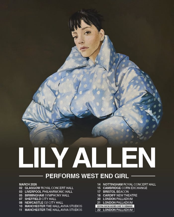 Lily Allen 2026 tour dates