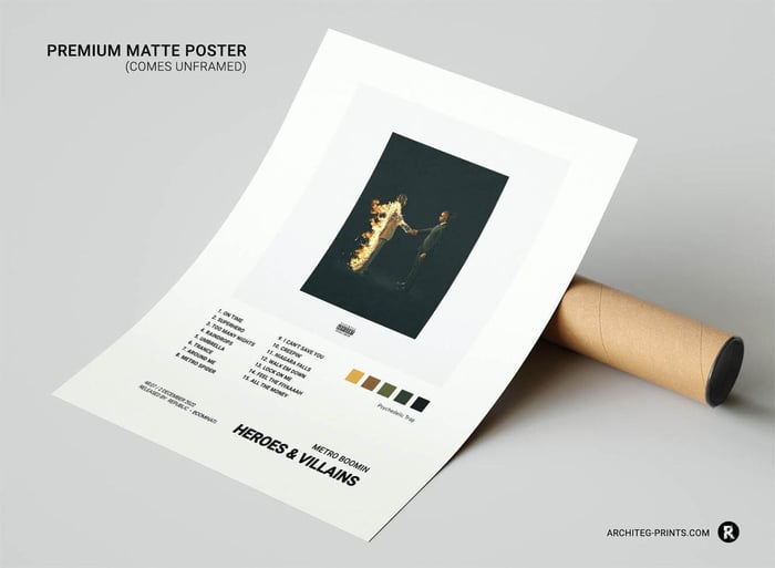 Metro Boomin - Heroes & Villains Poster 2