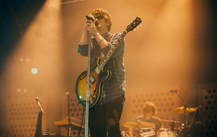 Djo live at Glastonbury 2025, photo by Derek Bremner