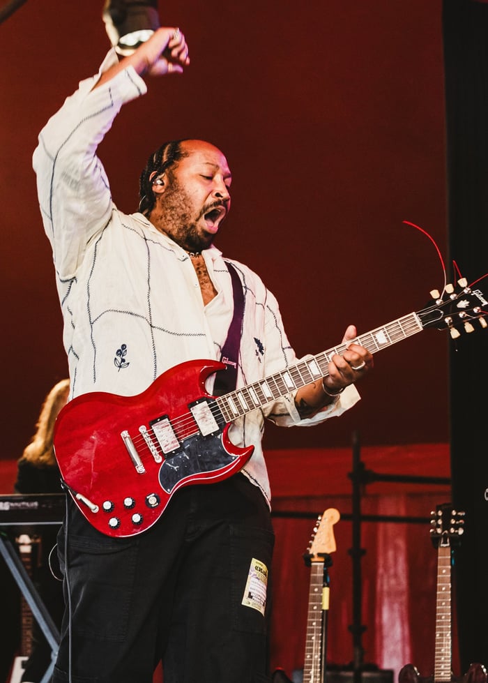 Bartees Strange at Reading 2025, credit Andy Ford