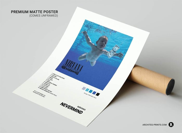 Nirvana Nevermind Album Cover 2