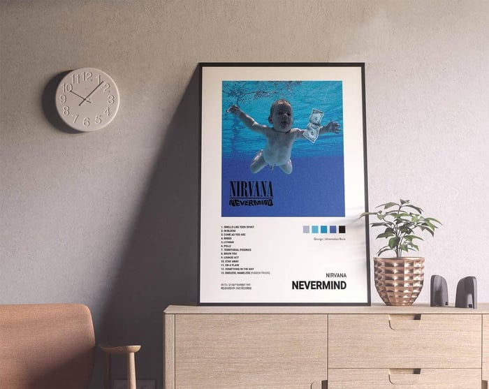Nirvana Nevermind Album Cover 3