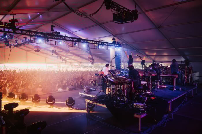 Passion Pit performing at ACL Festival 2025