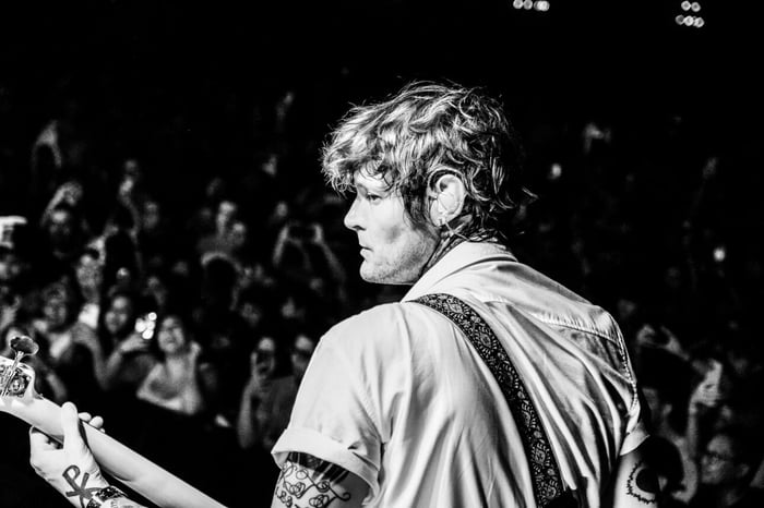 Lead singer Matt Schultz pours his heart out on stage