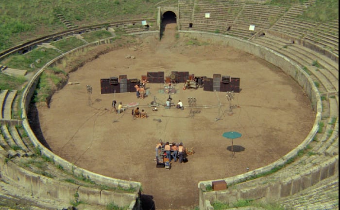 Pink Floyd at Pompeii. Credit - Sony Music
