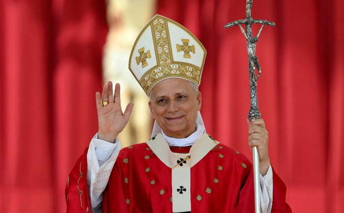 Pope Leo XIV. Credit - Elisabetta Trevisan - Vatican Media via Vatican Pool/Getty Images