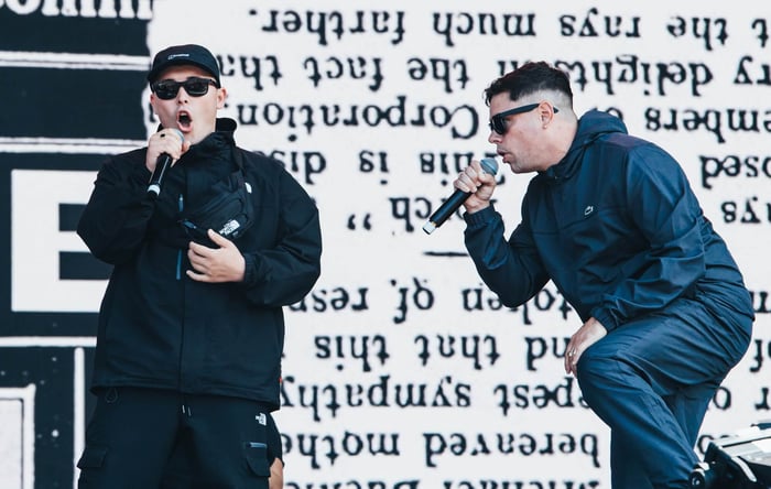 Kneecap live at Reading 2024