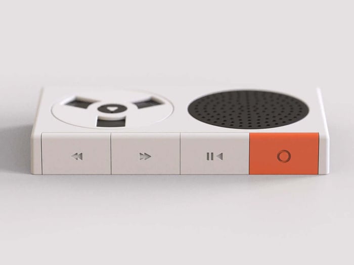 Top view showing player controls