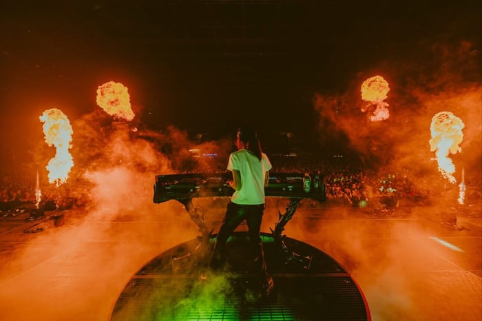 Fans lost in the moment, united by the music.