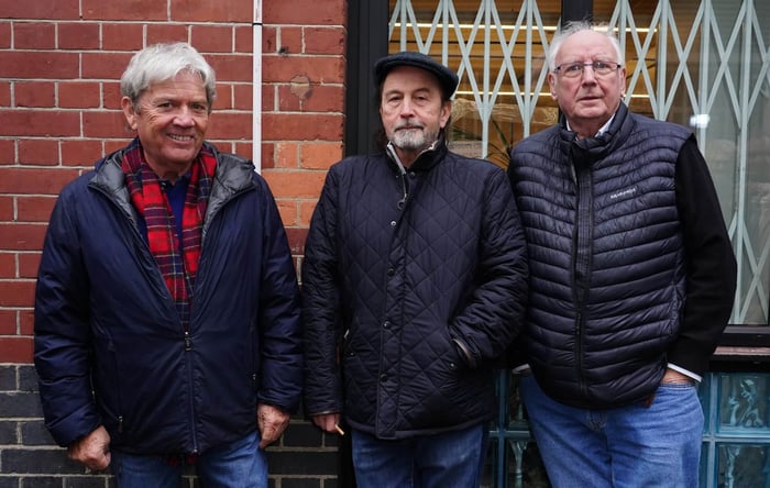 Mike Stock, Matt Aiken and Pete Waterman in 2025