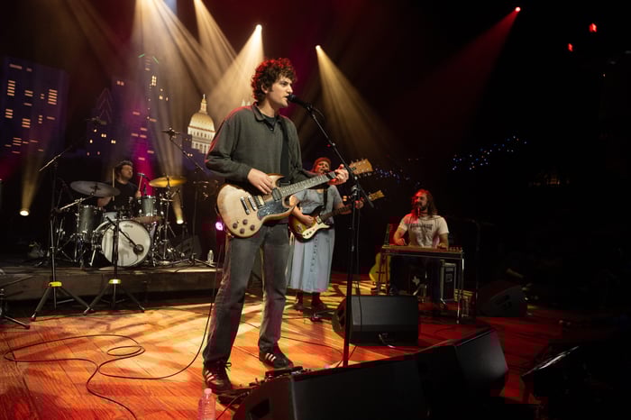 MJ Lenderman performing on Austin City Limits stage, photo by Scott Newton