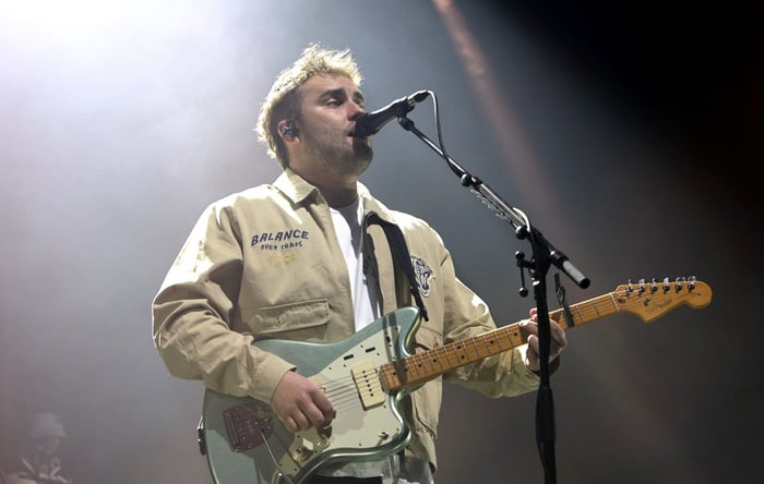 Sam Fender at the Mercury Prize 2025 ceremony in Newcastle