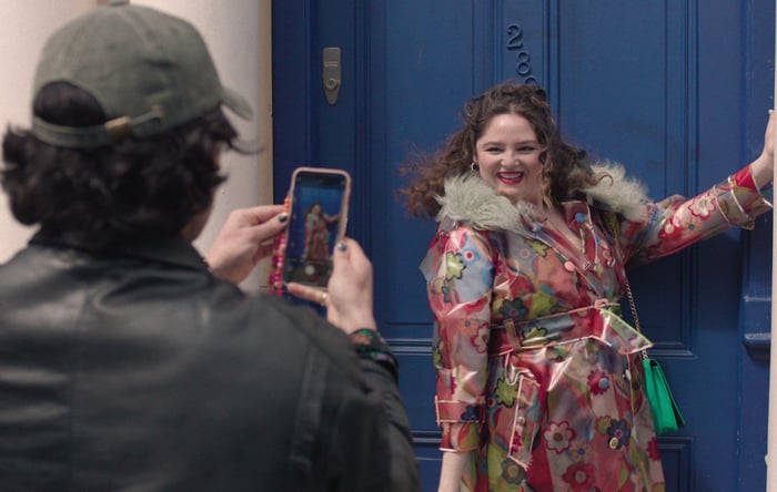 Will Sharpe and Megan Stalter in Lena Dunham's Netflix series Too Much