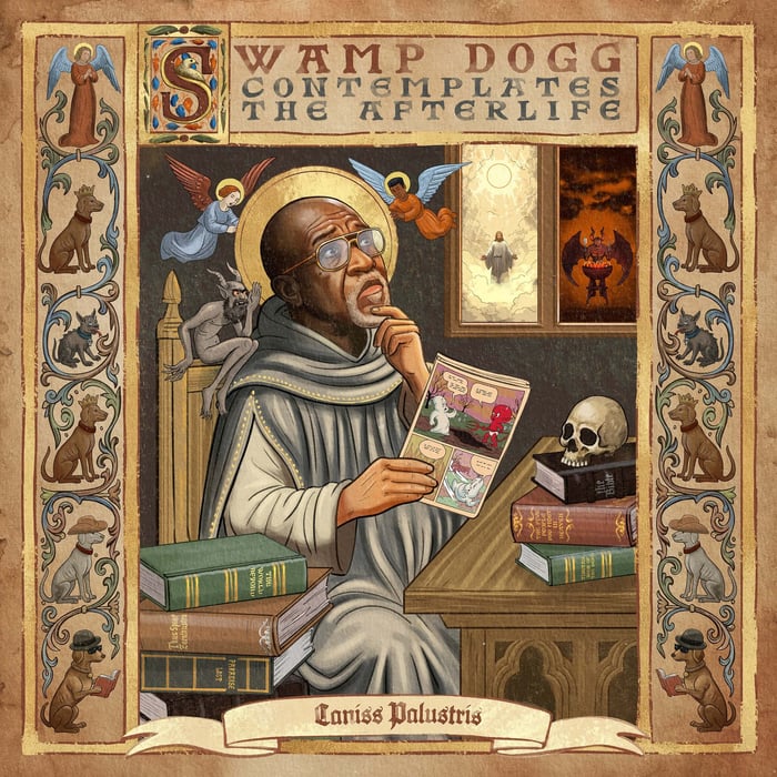 Swamp Dogg album cover art for Contemplates the Afterlife