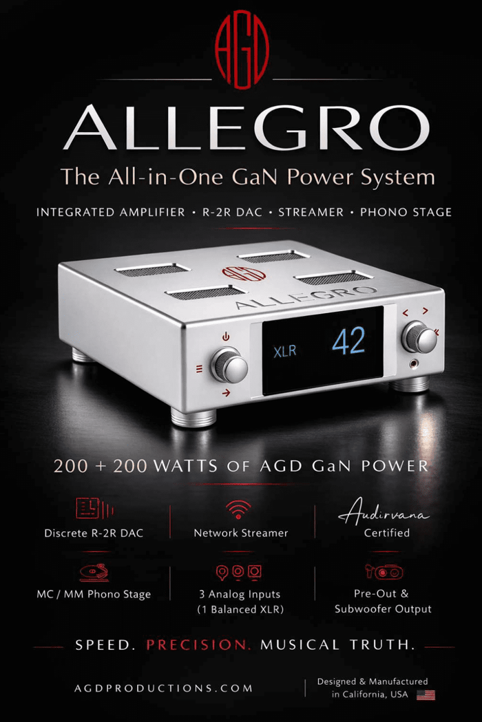 AGD Allegro audio system release