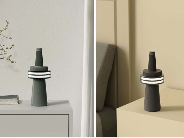 Light as a gentle, unobtrusive signal.