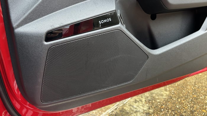Audi A3 Close-up of Sonos Speaker Grill