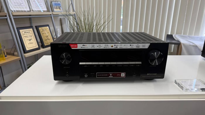 Denon AVR-X2900H delivering immersive sound with Bowers & Wilkins setup