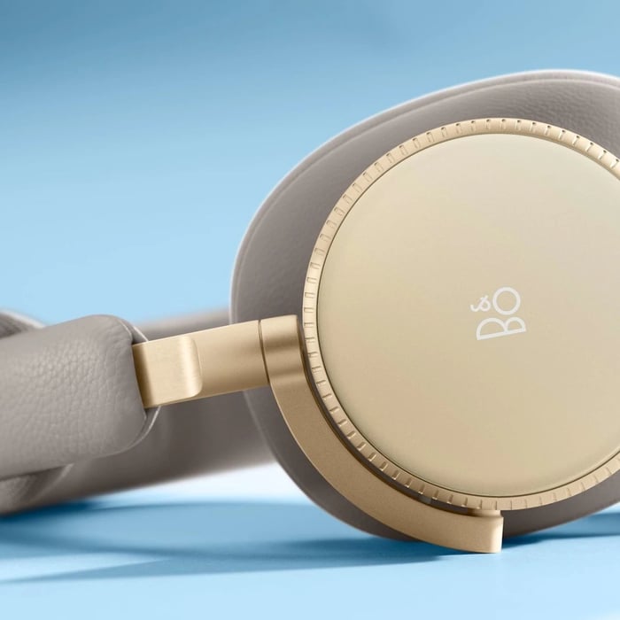 Beoplay H100 headphones showcasing premium build quality