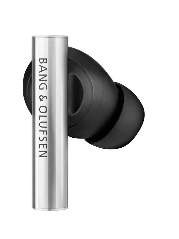 Beo Grace earbuds close-up show sleek design and tactile controls