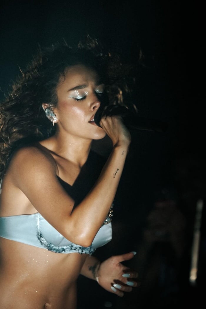 Danna at her June 25, 2026 show at The Roxy Theatre in Los Angeles.