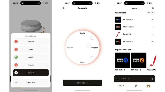 Beosound A1 3rd Gen Versatile connectivity options including USB-C wired audio