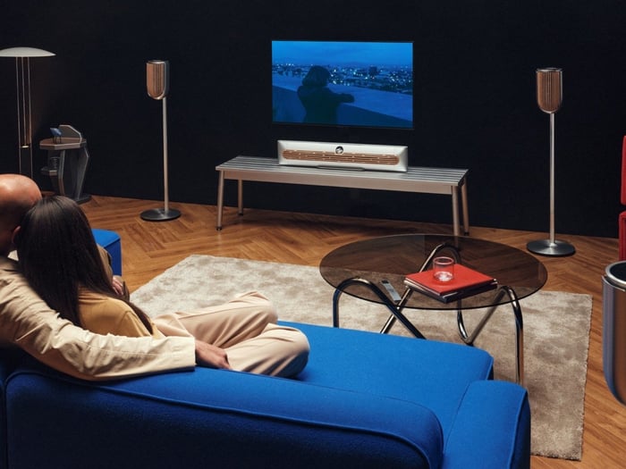 Elegant accessories complement the high-end design